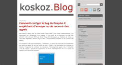 Desktop Screenshot of blog.koskoz.info