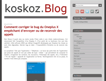 Tablet Screenshot of blog.koskoz.info